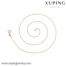 42617(полдюжины)-Xuping ожерелье мода золото тонкий ожерелье